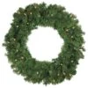 Northlight 24" Pre-Lit Canadian Pine Artificial Wreath, Clear Lights -Michaels Shop 28529 25245718