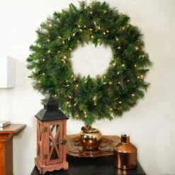 Northlight 36" Pre-Lit Canyon Pine Artificial Wreath With Clear Lights -Michaels Shop 28529 32270535 3