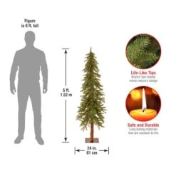 5 Ft. Unlit Hickory Cedar Artificial Christmas Tree -Michaels Shop D040040S 14