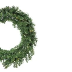 Northlight 30" Pre-Lit Buffalo Fir Artificial Wreath, Warm White LED Lights -Michaels Shop D046455S 12