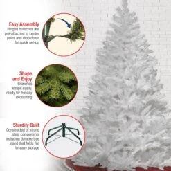 7.5ft. Unlit Winchester White Pine Full Artificial Christmas Tree -Michaels Shop D048013S 16