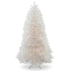 7ft. Prelit Dunhill® White Fir Artificial Christmas Tree, Clear Lights -Michaels Shop D205065S 2