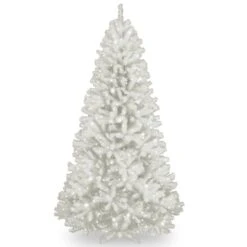 7ft. Pre-Lit North Valley® White Spruce Artificial Christmas Tree With Clear Lights