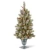 4ft. Pre-Lit Feel Real® Snowy Bristle Berry Artificial Christmas Entrance Tree, Clear Lights -Michaels Shop D205139S 1