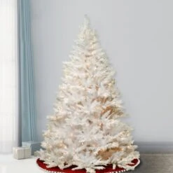 7ft. Pre-Lit Winchester White Pine Artificial Christmas Tree, Clear Lights -Michaels Shop D205166S 12