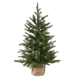 3ft. Pre-Lit Feel Real® Nordic Spruce Artificial Christmas Tree In Burlap Base, Clear Lights 15 3ft. Pre-Lit Feel Real® Nordic Spruce Artificial Christmas Tree In Burlap Base, Clear Lights -Michaels Shop D206340S 16