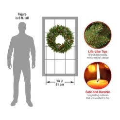 24" Frosted Berry Wreath -Michaels Shop D206670S 4