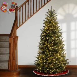 6.5ft. Pre-Lit Natural Fraser Fir Artificial Christmas Tree, Clear Lights -Michaels Shop D228386S 12