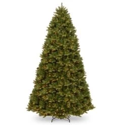 9ft. Pre-Lit PowerConnect™ Newberry® Spruce Artificial Christmas Tree, Dual Color® LED Lights