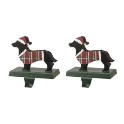 Glitzhome® 6" Dachshund Stocking Holder Set -Michaels Shop D231693S 1 1