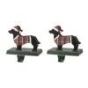 Glitzhome® 6" Dachshund Stocking Holder Set -Michaels Shop D231693S 1