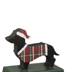 Glitzhome® 6" Dachshund Stocking Holder Set -Michaels Shop D231693S 3