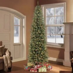 6.5ft. Pre-Lit Fraser Fir Artificial Christmas Tree, Clear Lights 12 6.5ft. Pre-Lit Fraser Fir Artificial Christmas Tree, Clear Lights -Michaels Shop D248259S 2
