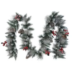9ft. Sterling Pine Artificial Garland With Pinecones & Red Berries 13 9ft. Sterling Pine Artificial Garland With Pinecones & Red Berries -Michaels Shop D248327S 5