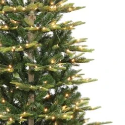 7.5ft. Pre-Lit Slim Aspen Fir Artificial Christmas Tree, Clear Lights -Michaels Shop D248380S 3