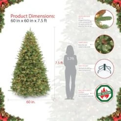 7.5ft. Unlit Douglas Fir Premier Artificial Christmas Tree -Michaels Shop D248384S 7