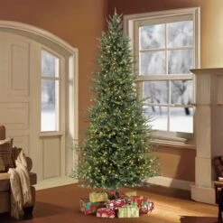 9ft. Pre-Lit Slim Balsam Fir Artificial Christmas Tree, Clear Lights -Michaels Shop D248393S 21