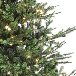 9ft. Pre-Lit Slim Balsam Fir Artificial Christmas Tree, Clear Lights -Michaels Shop D248393S 3