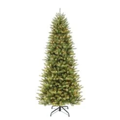7.5ft. Pre-Lit Slim Fraser Fir Artificial Christmas Tree, Clear Lights