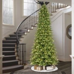 9ft. Pre-Lit Slim Fraser Fir Artificial Christmas Tree, Clear Lights -Michaels Shop D248420S 12
