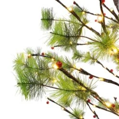 4ft. Pre-Lit Twig Tree, White LED Twinkle Lights -Michaels Shop D248431S 5