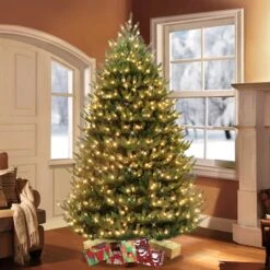 7.5ft. Pre-Lit Canadian Balsam Fir Artificial Christmas Tree, Clear LED Lights -Michaels Shop D248447S 21