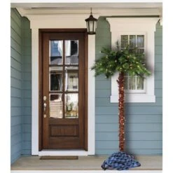 4ft. Pre-Lit Artificial Palm Tree, Clear Lights -Michaels Shop D248468S 2