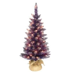 3ft. Pre-Lit Fashion Artificial Christmas Tree, Clear Lights