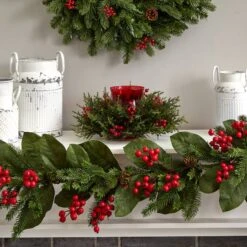 6.5" Cedar Berry Candelabrum 15 6.5" Cedar Berry Candelabrum -Michaels Shop D251190S 16