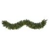 6ft. Pre-Lit White Warm LED White Mountain Pine & Pinecones Artificial Garland -Michaels Shop D251207S 1