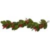 5ft. Magnolia Berry Pine Artificial Garland -Michaels Shop D251218S 11