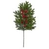34" Pine & Berries Artificial Hanging Plant Set -Michaels Shop D251223S 1