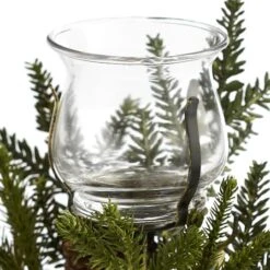 14" Poinsettia Candelabrum Artificial Arrangement -Michaels Shop D251224S 12