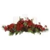 13" Hydrangea Holiday Candelabrum Artificial Arrangement -Michaels Shop D251237S 11
