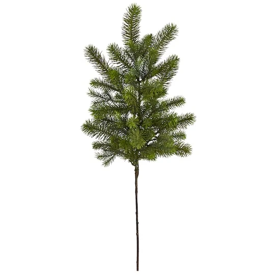 36" Pine Artificial Hanging Flower Set, 4ct. 3 36" Pine Artificial Hanging Flower Set, 4ct.