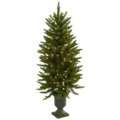 4ft. Pre-Lit Artificial Christmas Tree, Clear LED Lights -Michaels Shop D251263S 11 1