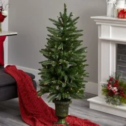 4ft. Pre-Lit Artificial Christmas Tree, Clear LED Lights -Michaels Shop D251263S 15