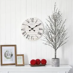 4ft. Unlit Snowed Twig Artificial Christmas Tree In Decorative Planter -Michaels Shop D251283S 3