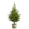 3.5ft. Unlit Cedar Pine Natural Look Artificial Christmas Tree -Michaels Shop D251284S 1