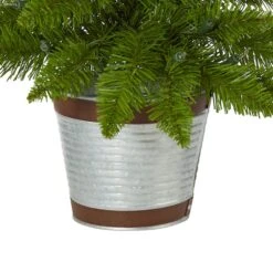 2ft. Pre-Lit Providence Pine Artificial Christmas Tree, Warm White Lights -Michaels Shop D251301S 4
