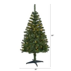 5ft. Pre-Lit Northern Tip Pine Artificial Christmas Tree, Clear LED Lights -Michaels Shop D251343S 2