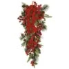 30" Red Poinsettia & Berry Teardrop 2 30" Red Poinsettia & Berry Teardrop -Michaels Shop D251364S 11