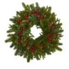 22" Pine, Pinecone & Berry Artificial Wreath -Michaels Shop D251375S 1