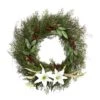 20" Cedar, Lilies & Berries With Antlers Wreath -Michaels Shop D251377S 1