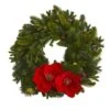 30" Magnolia, Pine & Pinecone Artificial Wreath -Michaels Shop D251385S 1