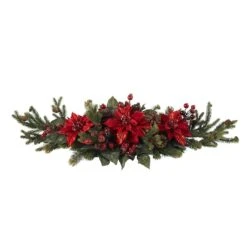 3ft. Red Poinsettia & Berry Centerpiece -Michaels Shop D252167S 12