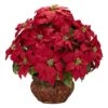 22" Potted Poinsettia With Decorative Planter -Michaels Shop D252170S 11