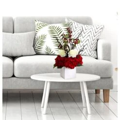 24" Potted Hydrangea, Rose & Berry Arrangement -Michaels Shop D252171S 12