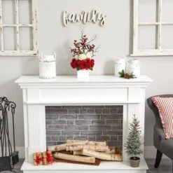 24" Potted Hydrangea, Rose & Berry Arrangement -Michaels Shop D252171S 14