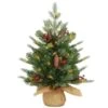2ft. Pre-Lit Nordic Spruce® Artificial Christmas Tree, Warm White LED Lights -Michaels Shop D252413S 1